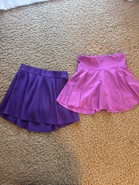 Pleated & Flared Skirt Duo
